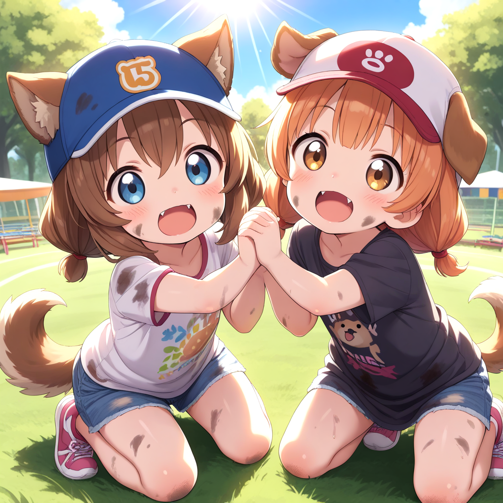 やんちゃな子いぬ。