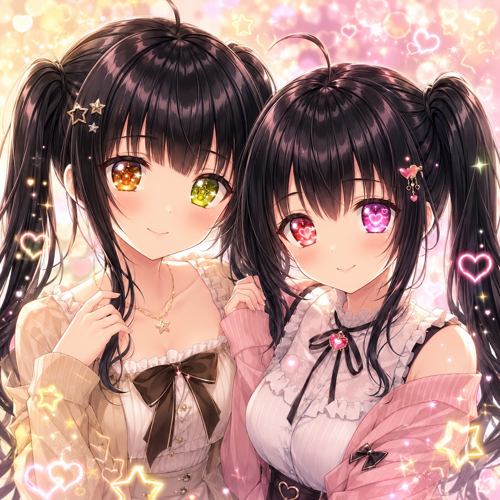 ハート♥️と星⭐️がきらめく距離+α