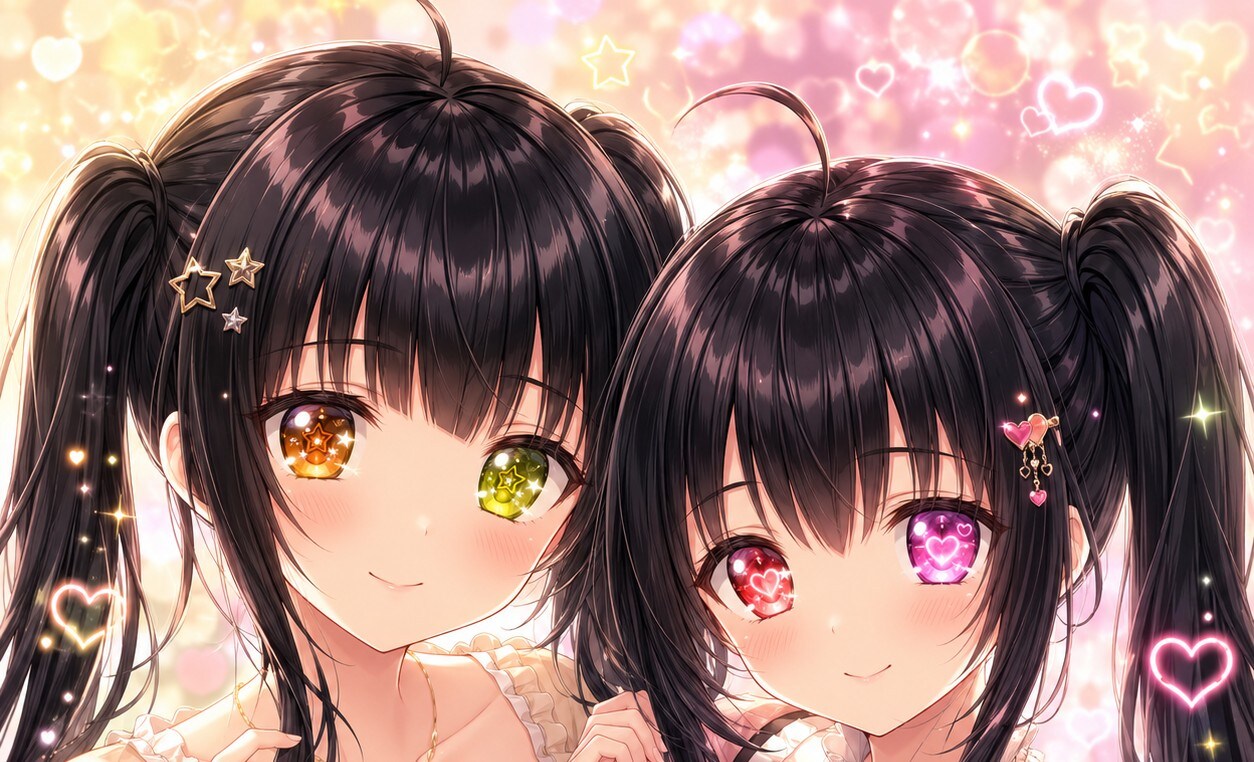 ハート♥️と星⭐️がきらめく距離+α