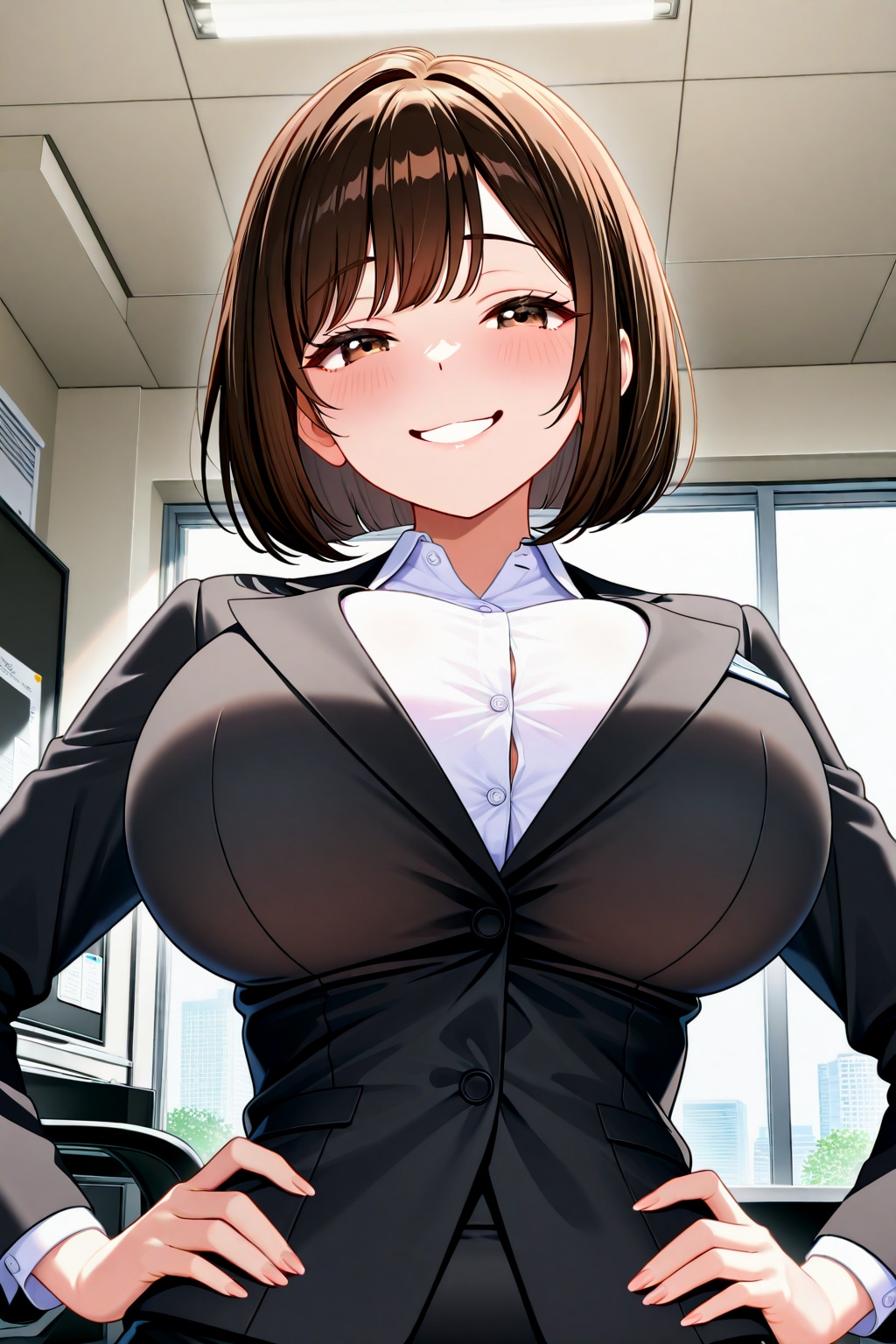 爆乳ボブカットがチャームポイント