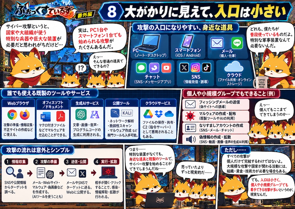 【番外編】ふぉっくすているず　サイバースペースの戦い