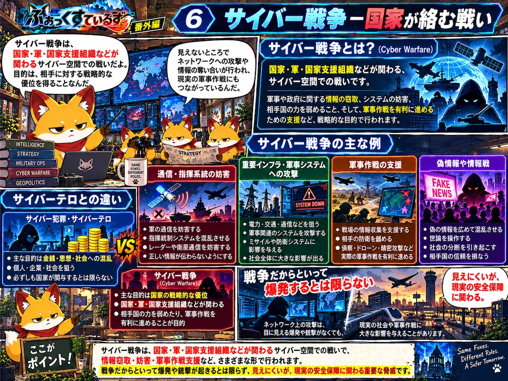 【番外編】ふぉっくすているず　サイバースペースの戦い