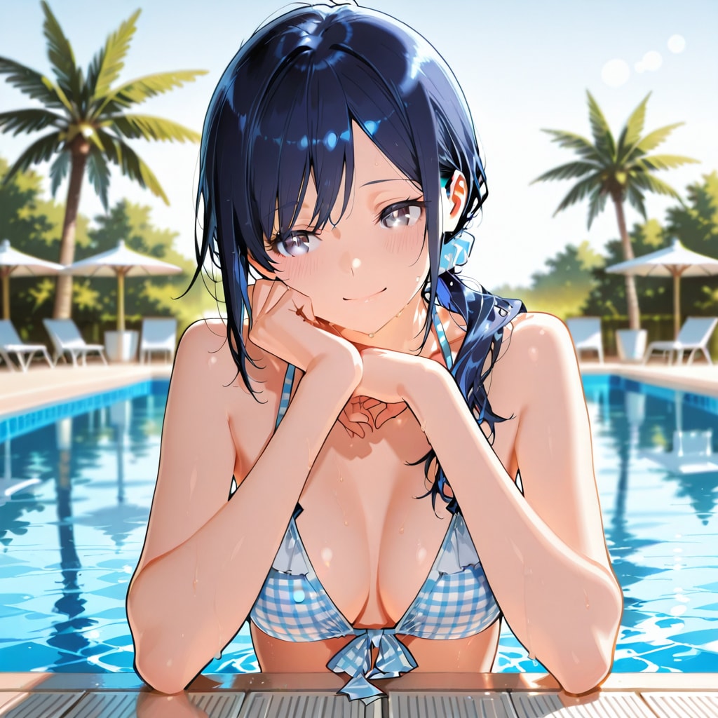 プールサイドの七瀬　225
