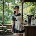 新緑カフェのメイド 3 9枚目