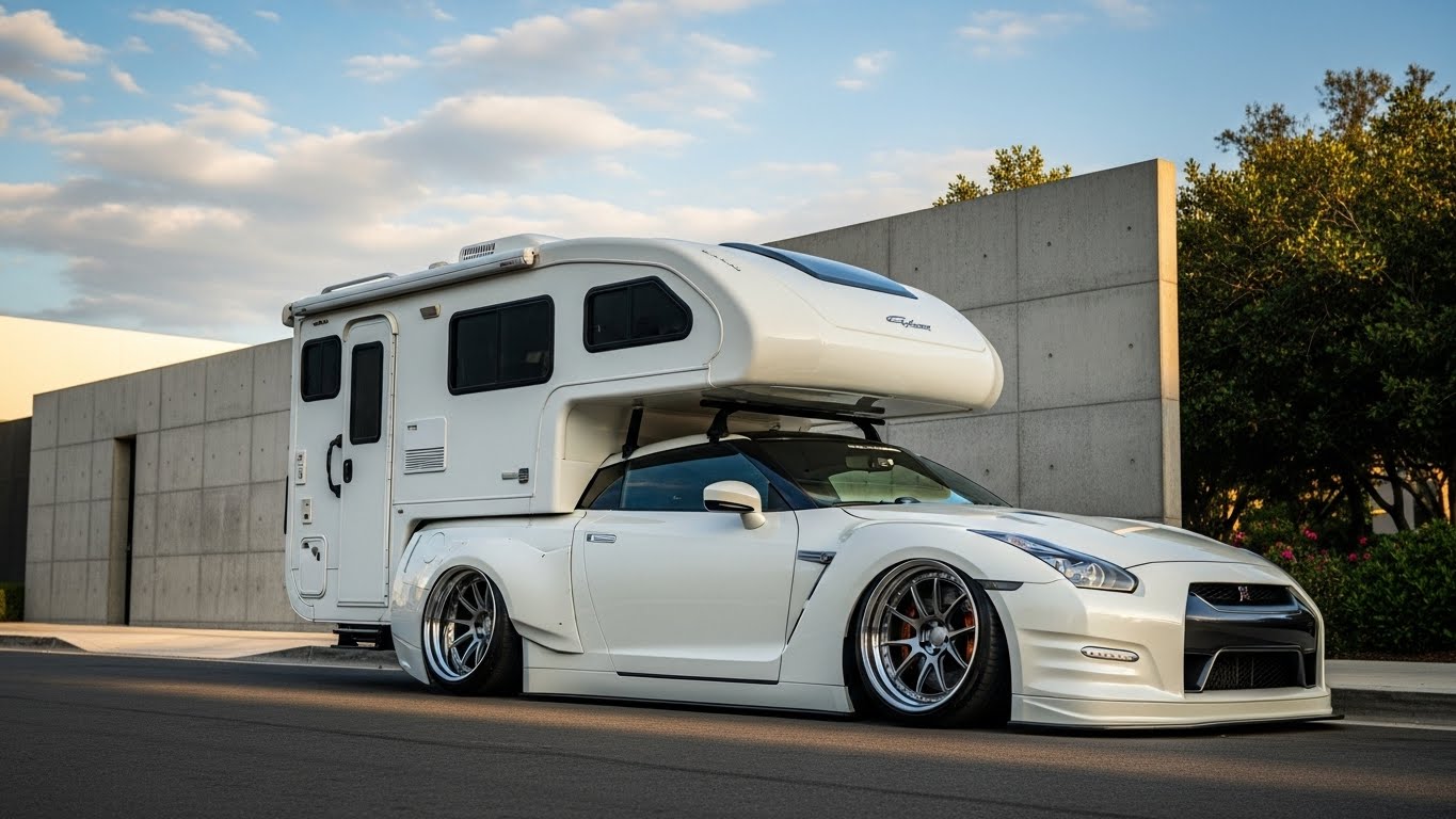 R35GT-Rキャンピングカー | の人気AIイラスト・グラビア