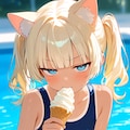 【ケモミミ褐色肌女子】チロルさん＆チョコちゃん 5枚目