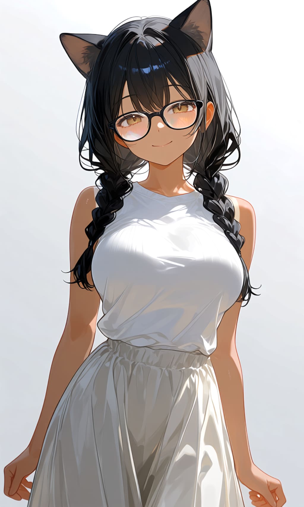 【ケモミミ褐色肌女子】チロルさん＆チョコちゃん