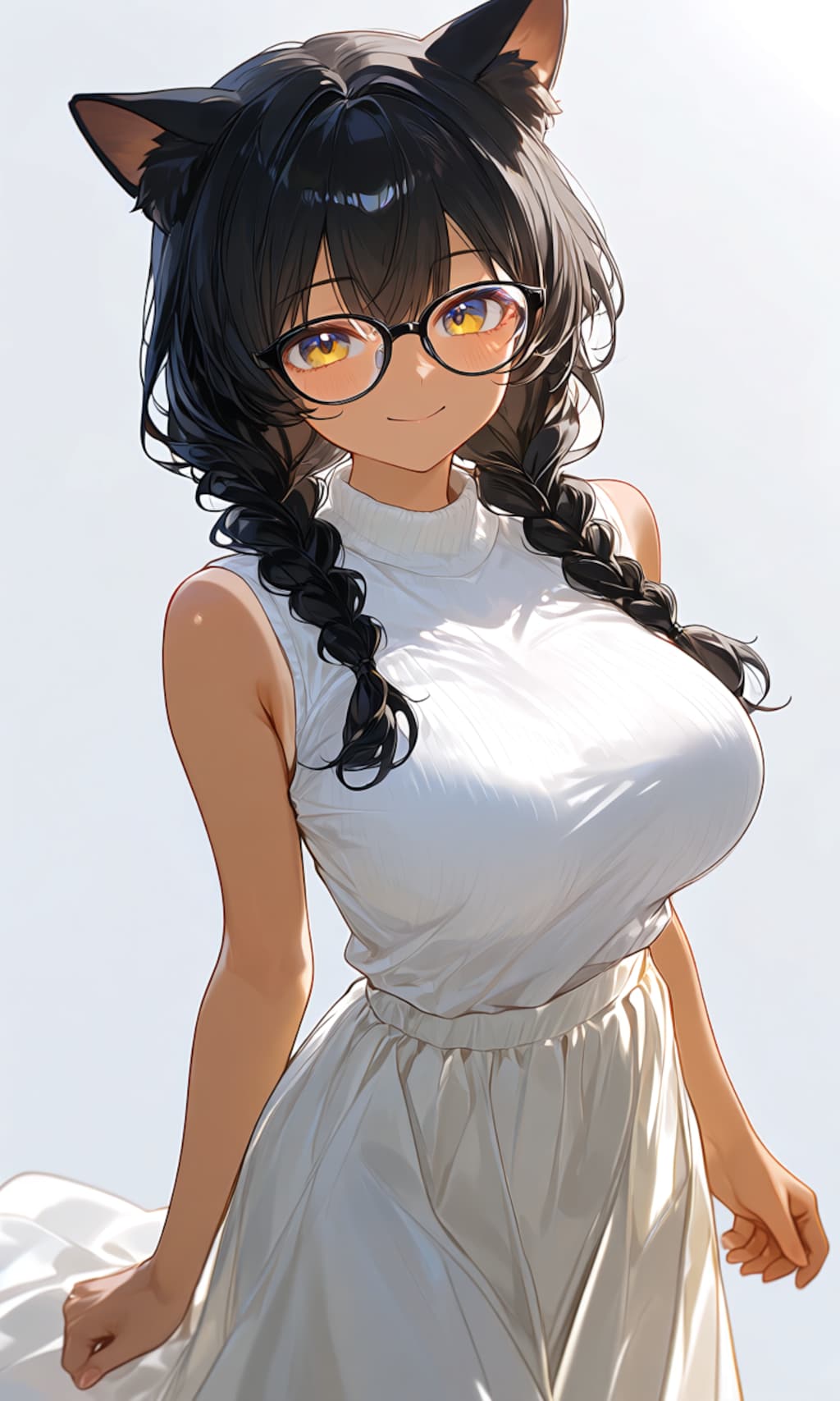 【ケモミミ褐色肌女子】チロルさん＆チョコちゃん