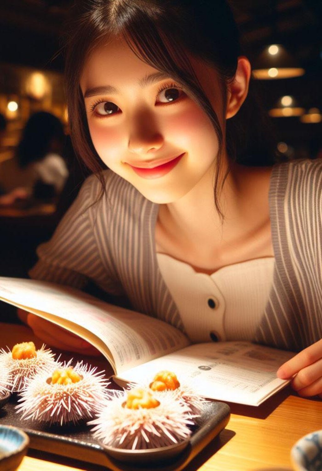 ほんとうにだいすき！　　　　　　　　　　　　　　　　本と、ウニだいすき！