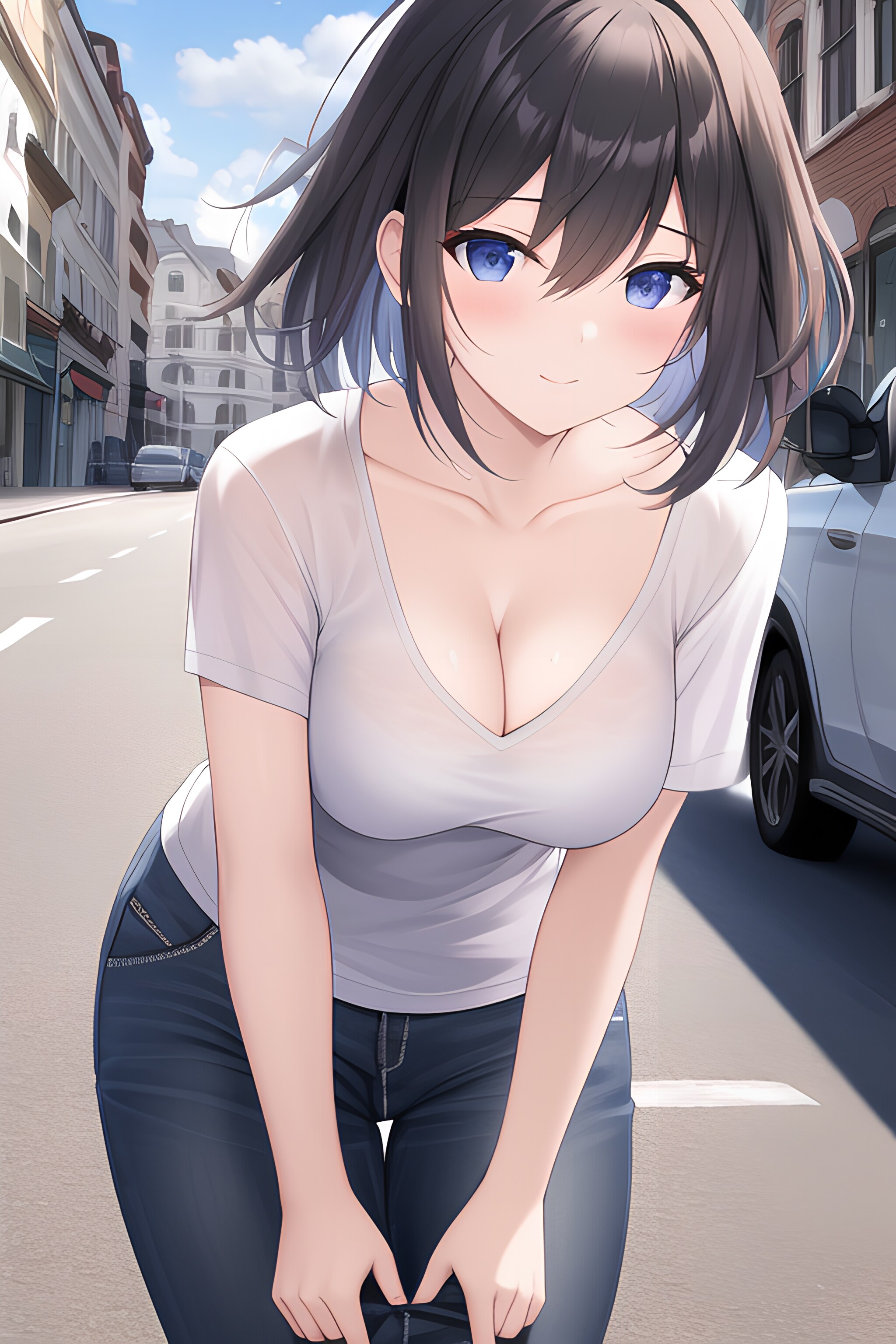 ちゃんと前見て歩くんだよ？