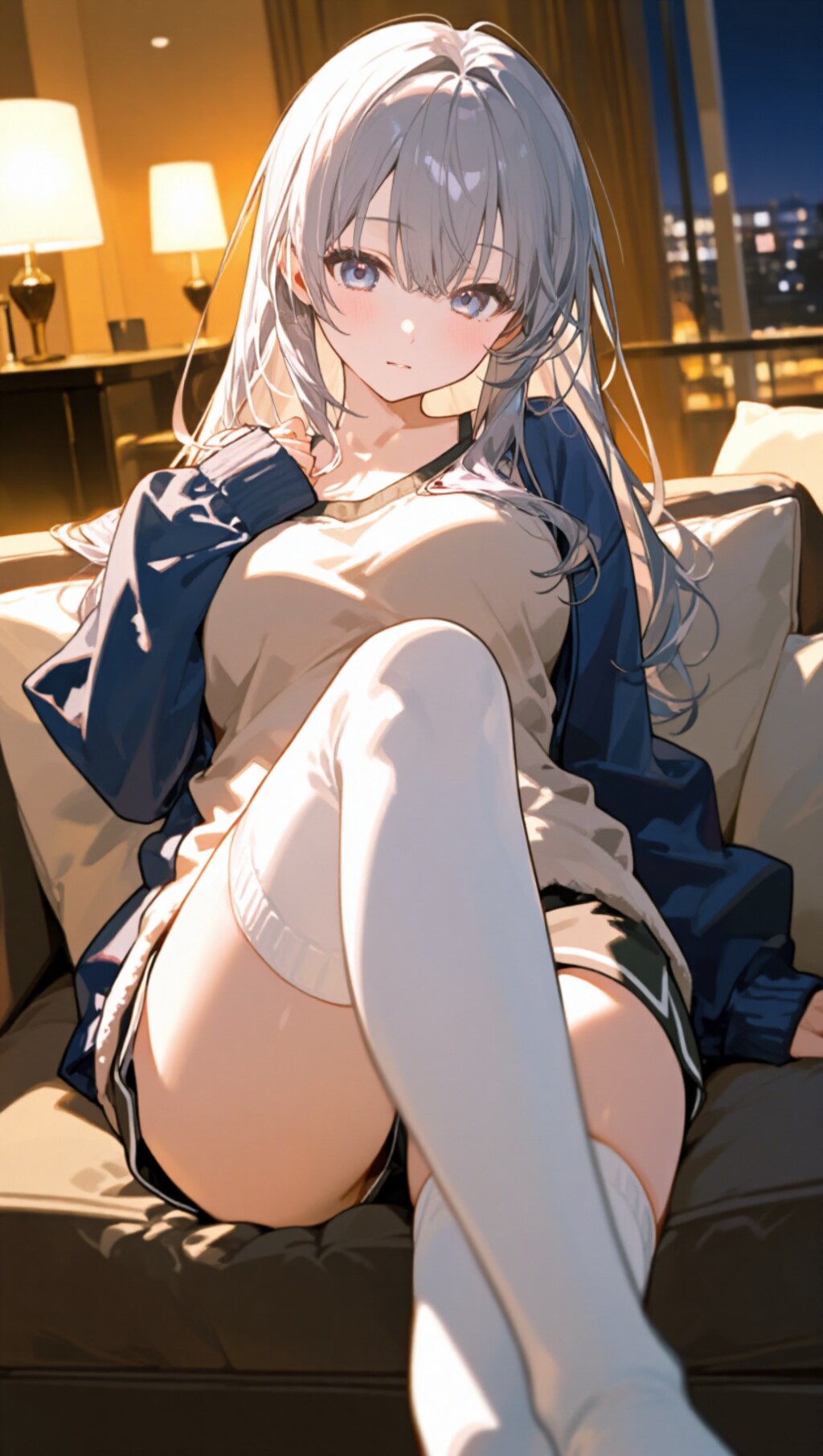 夜もまったり(* ´ ` )