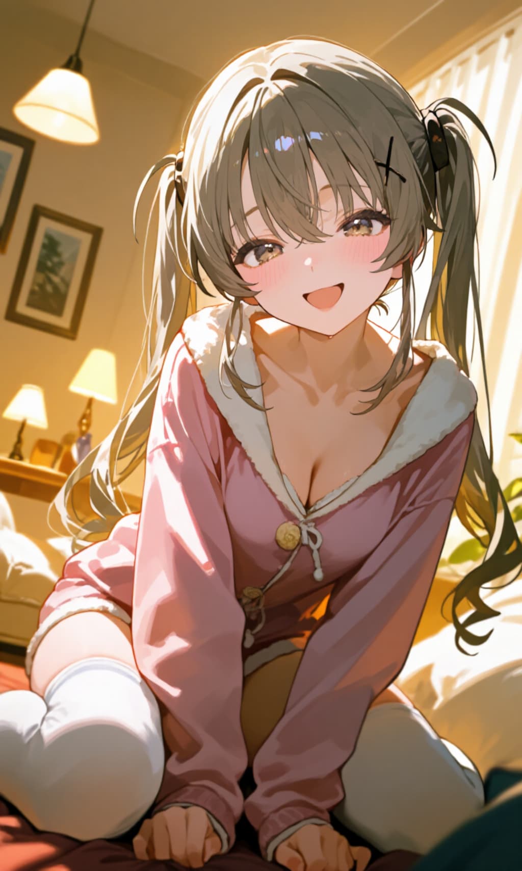 夜もまったり(* ´ ` )