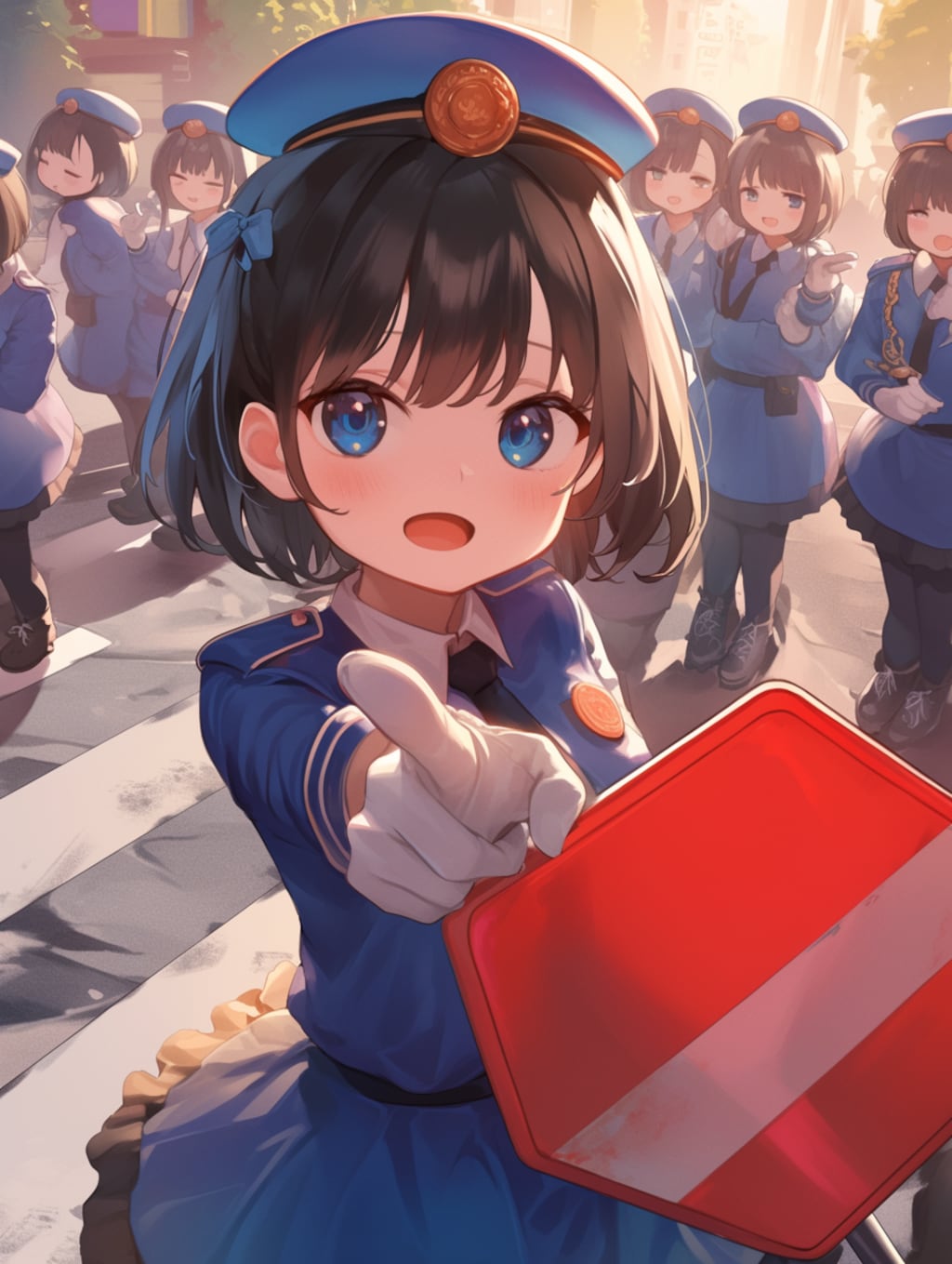 道路封鎖してる警官が目潰ししてくる