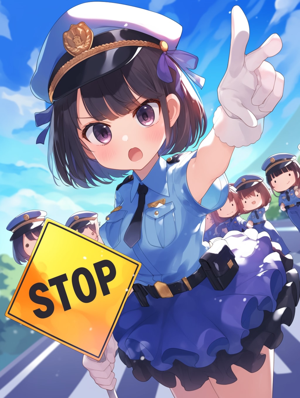 道路封鎖してる警官が目潰ししてくる