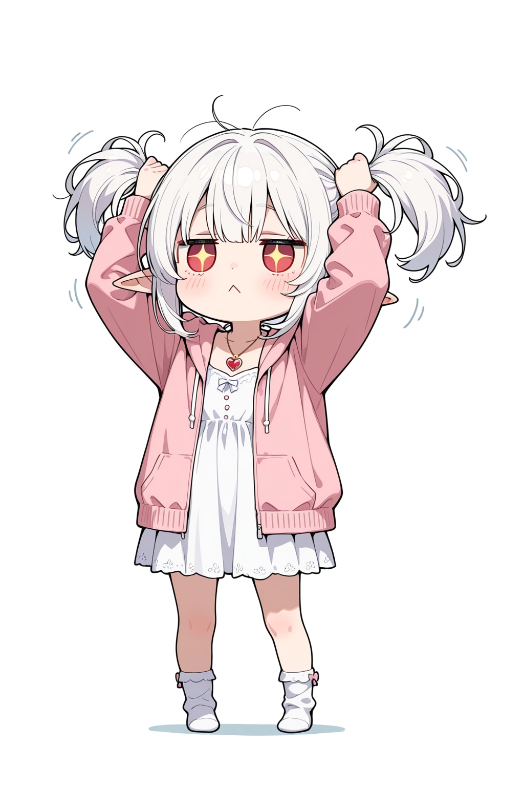 手ツインテのシロネさん