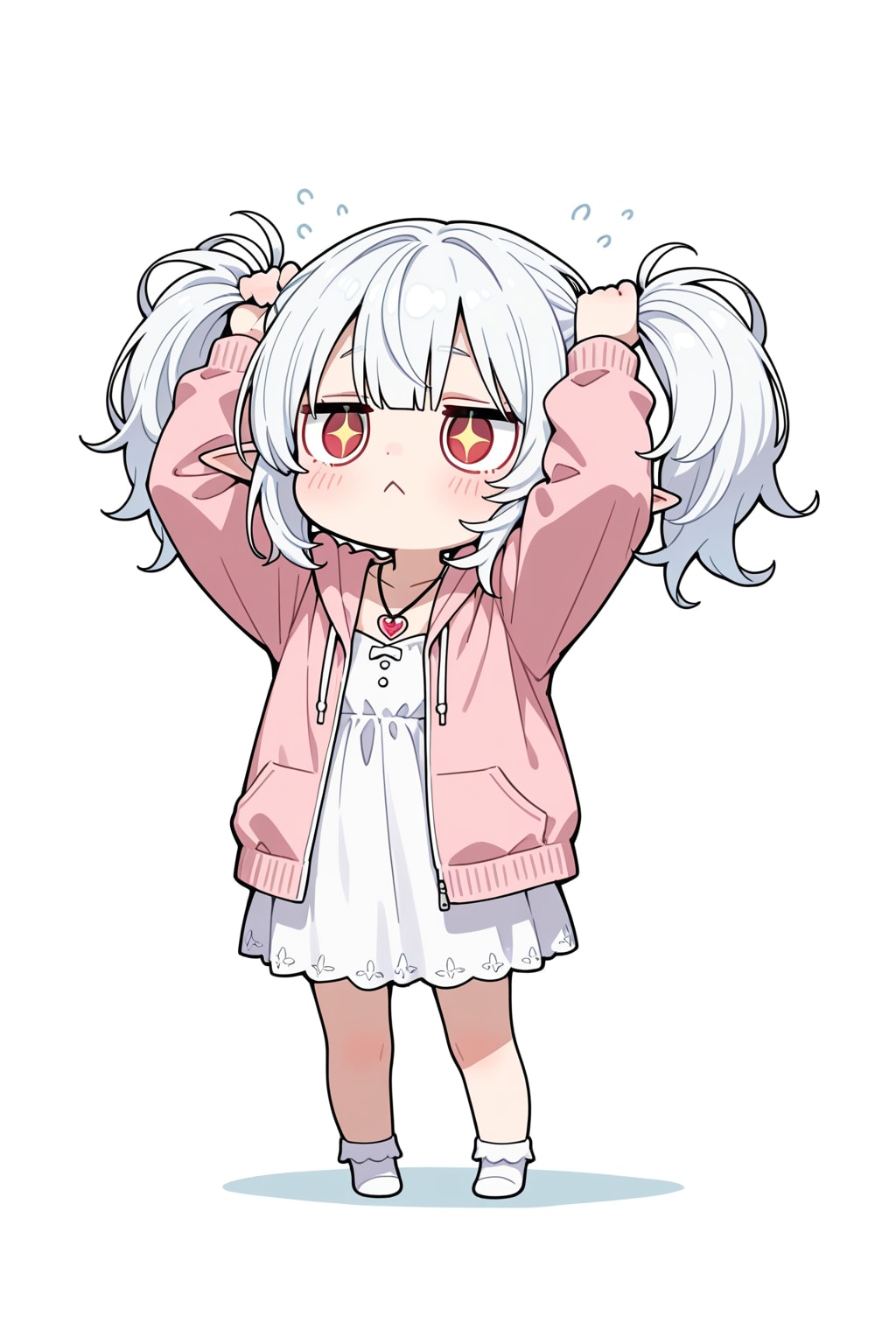 手ツインテのシロネさん