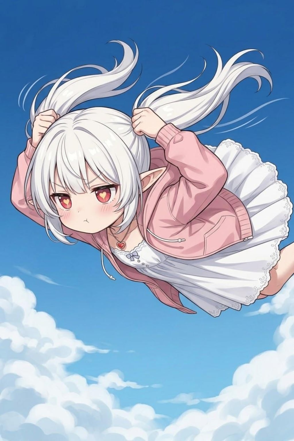 手ツインテのシロネさん