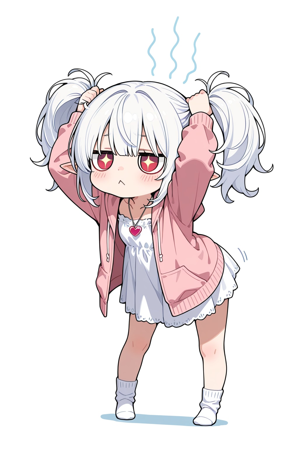 手ツインテのシロネさん