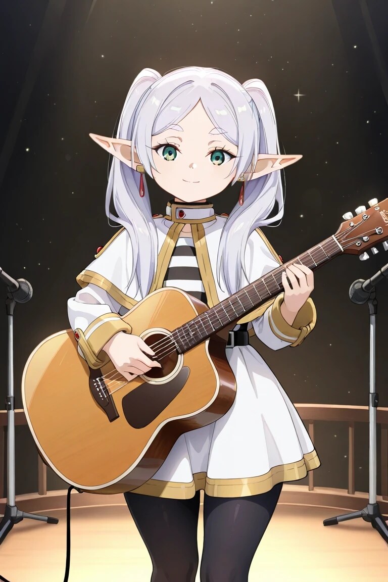 演奏のフリーレン(「楽器を弾く魔法」を発動中)