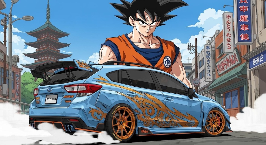 孫悟空とインプレッサ