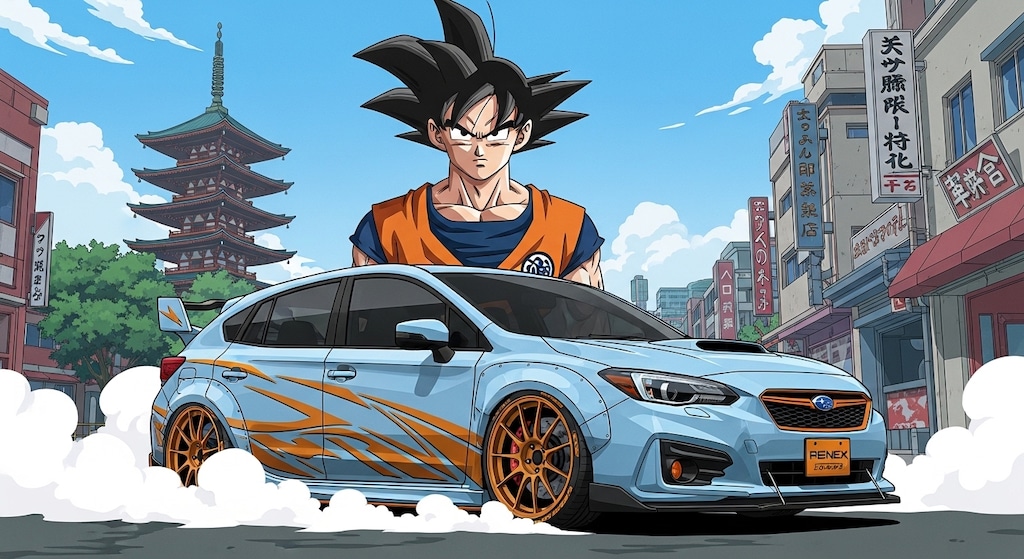 孫悟空とインプレッサ