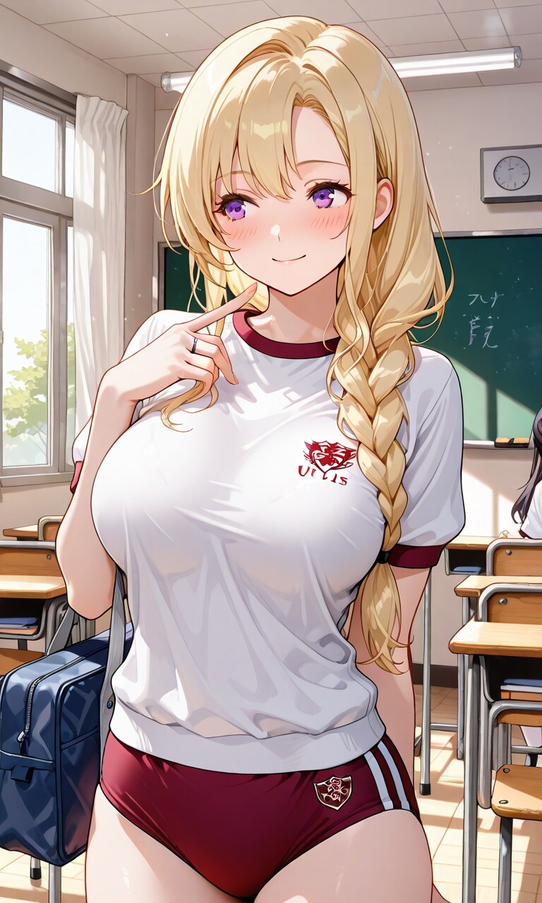 貴族の若奥様のブルマ姿