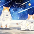猫と星座 2枚目