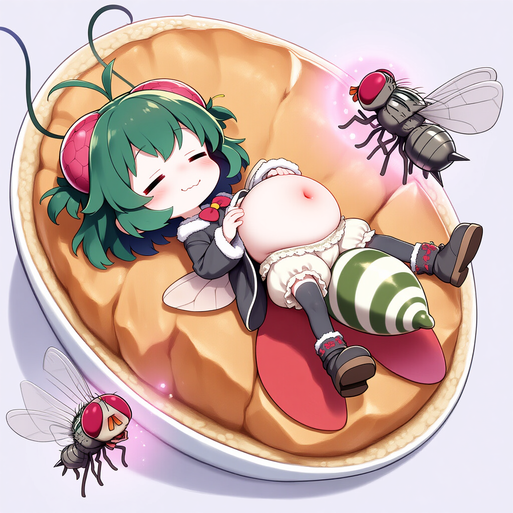 おい！料理に蝿が入ってるぞ！