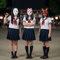 仮面を被った少女たち 2枚目