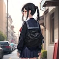 黒髪制服少女　その3 4枚目