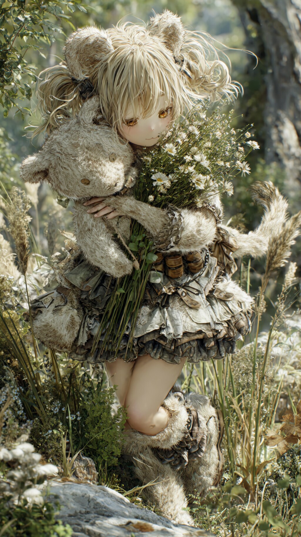 山菜を摘んでから参りますゆえ🐾