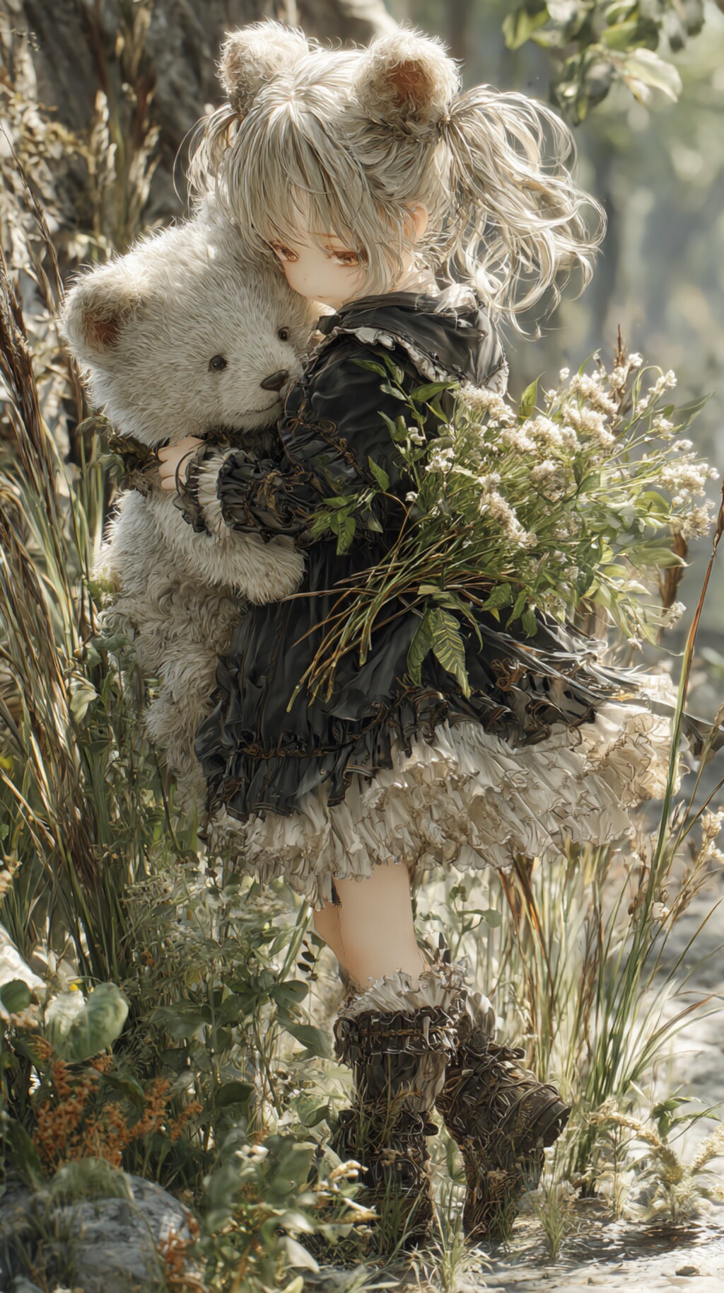 山菜を摘んでから参りますゆえ🐾