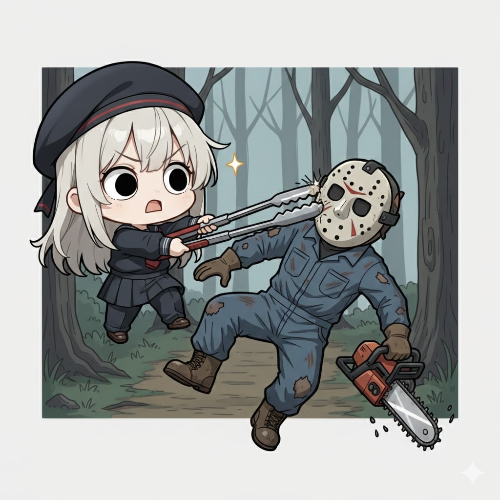 13日の金曜日もトングで支配してしまいよったえらいこっちゃ嬢