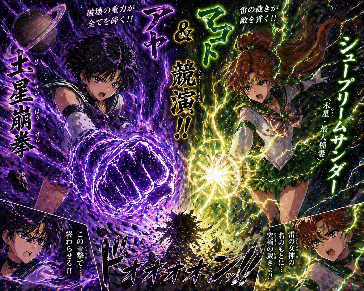 美少女戦士セーラーサターンアヤ第4話 | の人気AIイラスト・グラビア