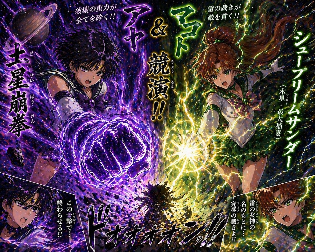 美少女戦士セーラーサターンアヤ第4話