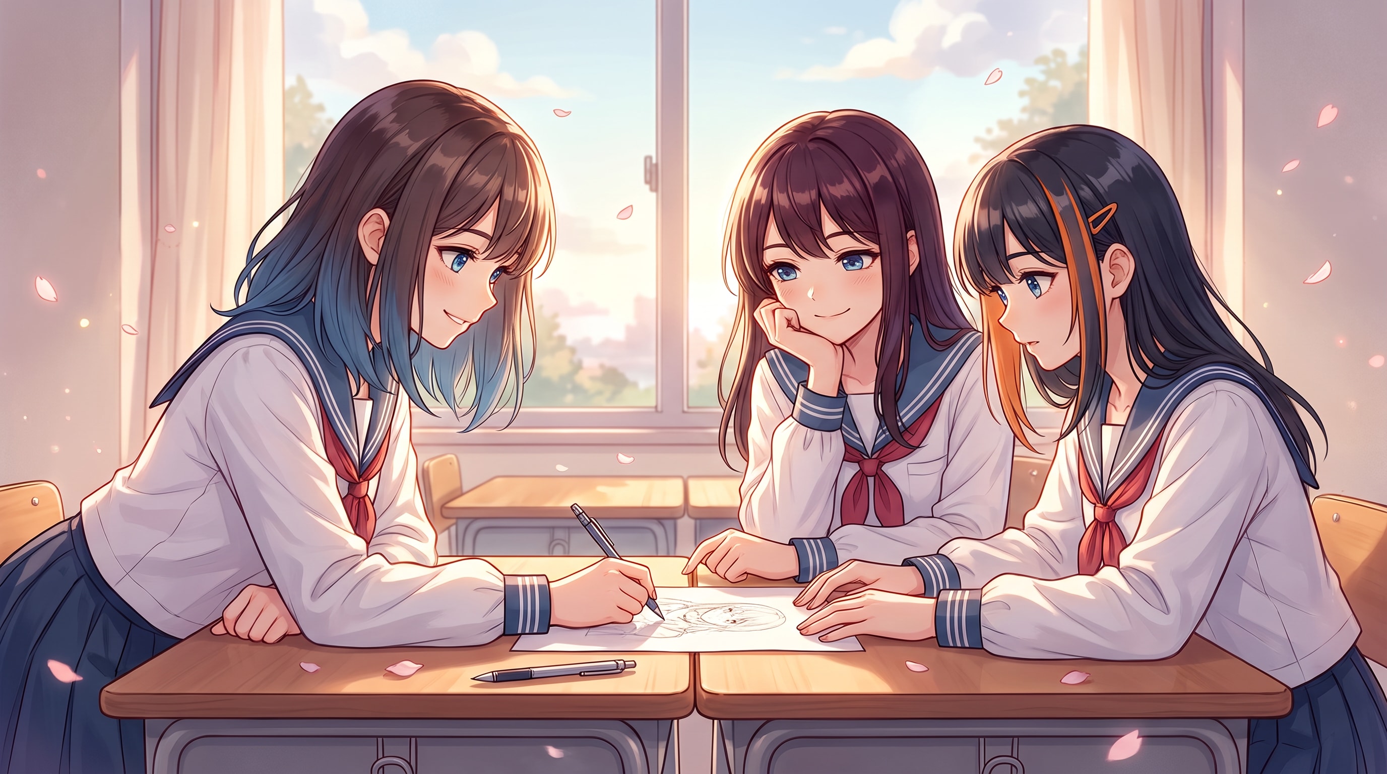 桜影の午後