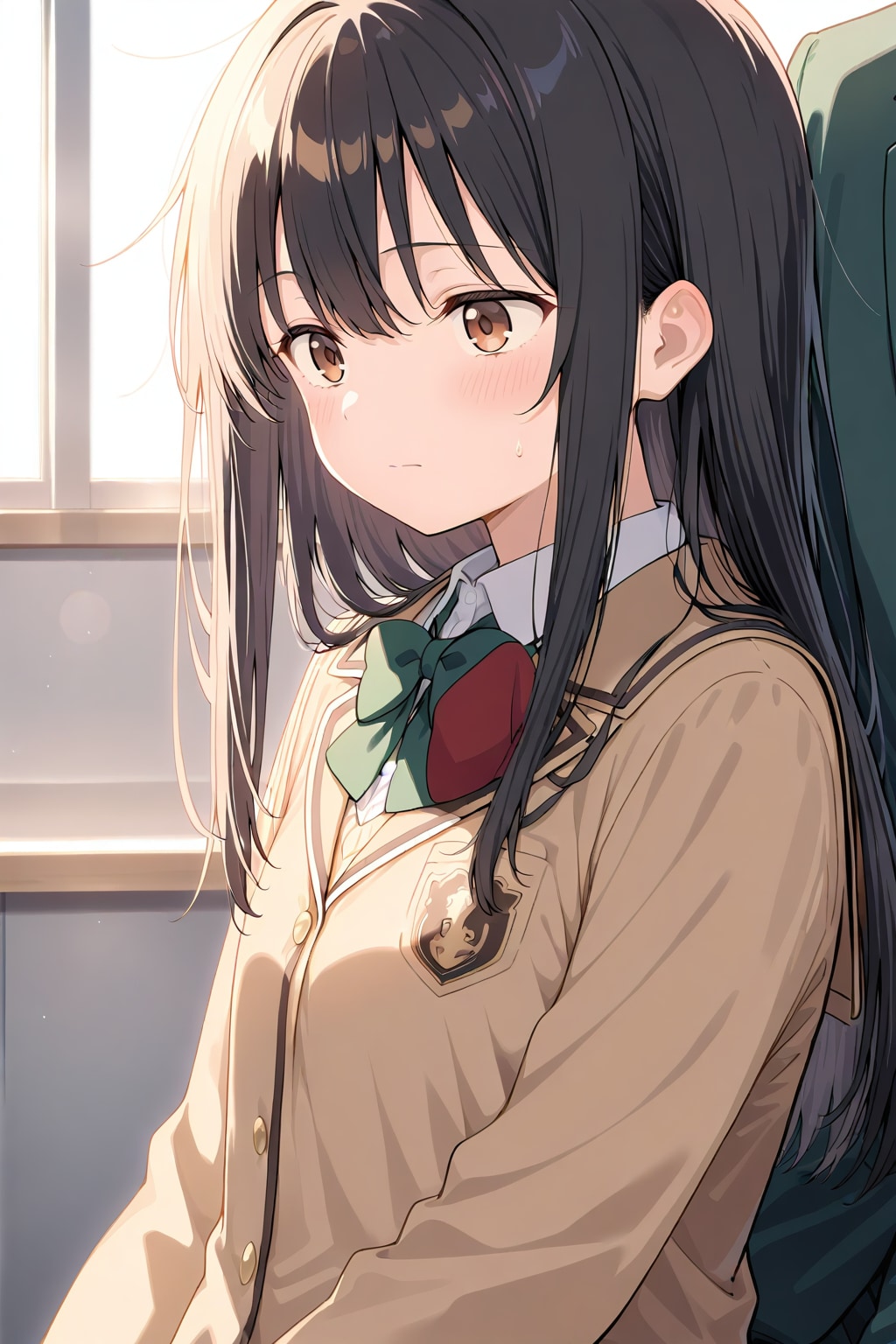 テスト結果発表後のさくらちゃんとみことちゃん