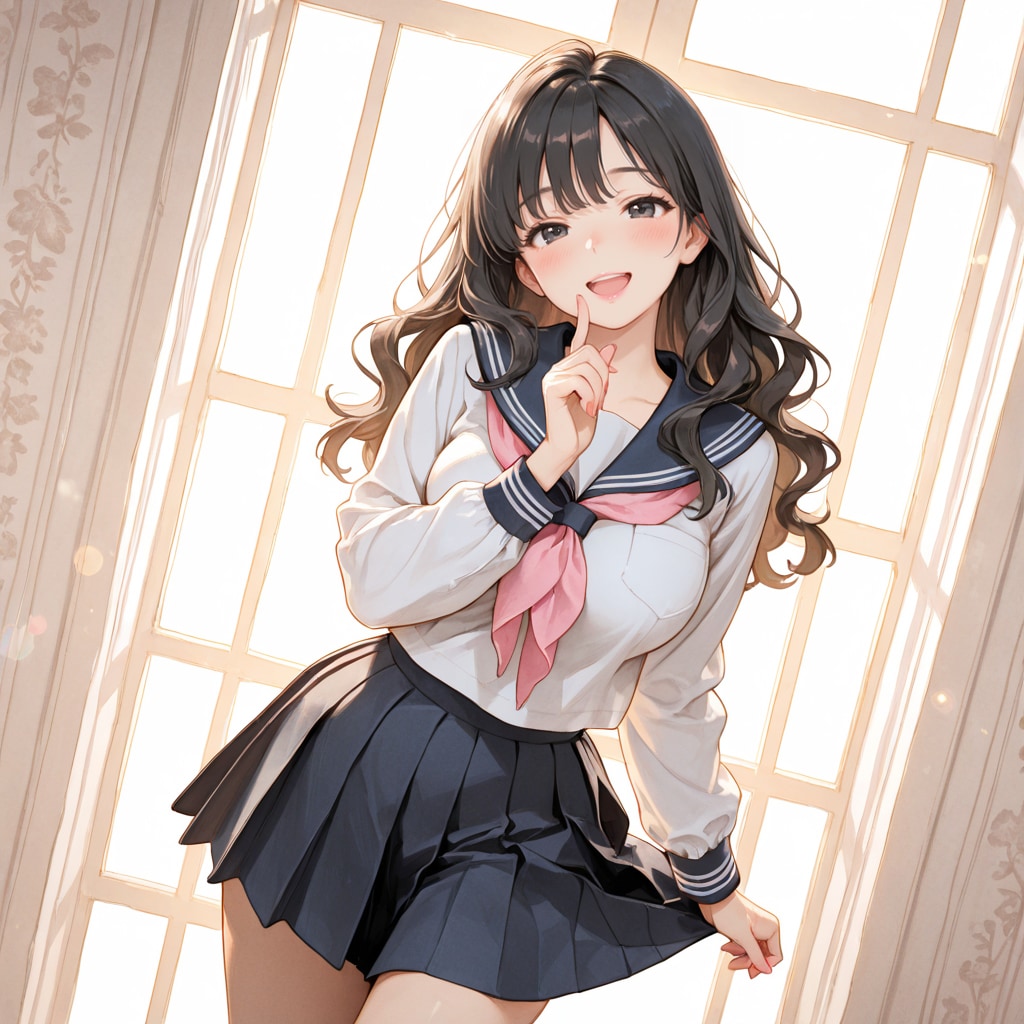 昔の制服を見つけた…