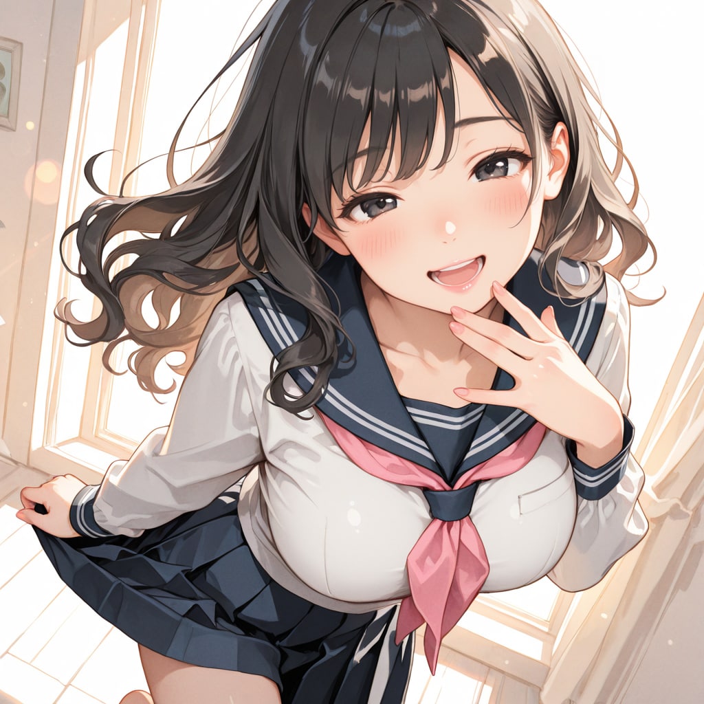 昔の制服を見つけた…