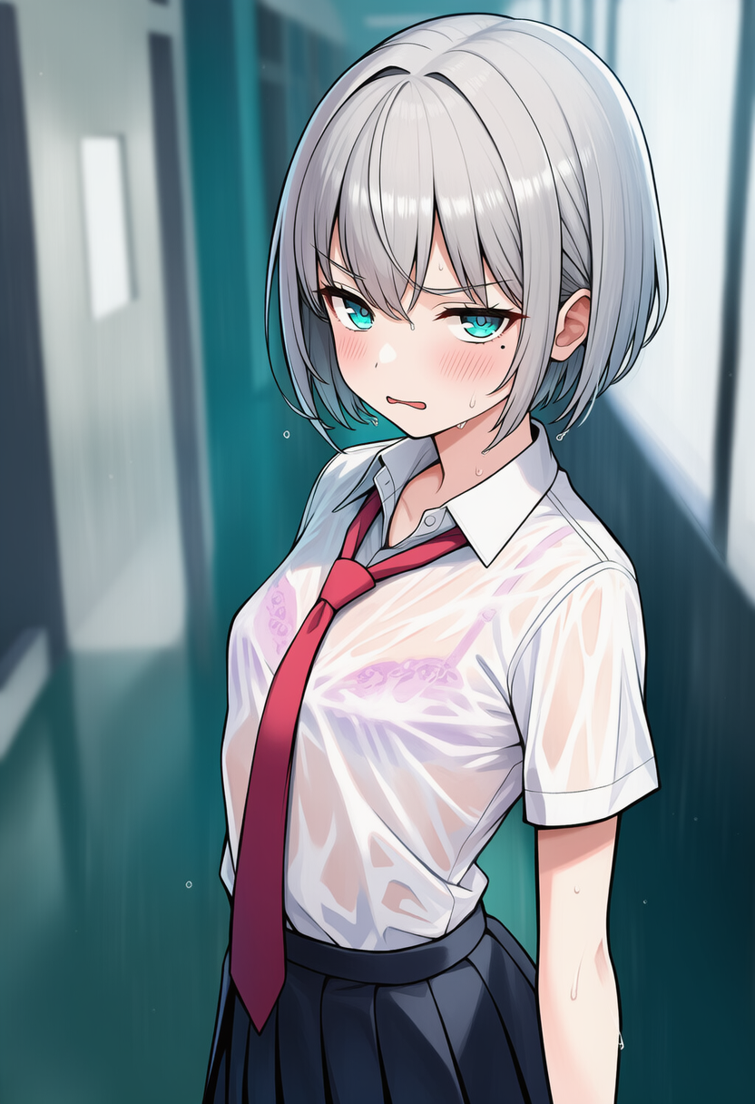 オリキャラ　濡れ透け
