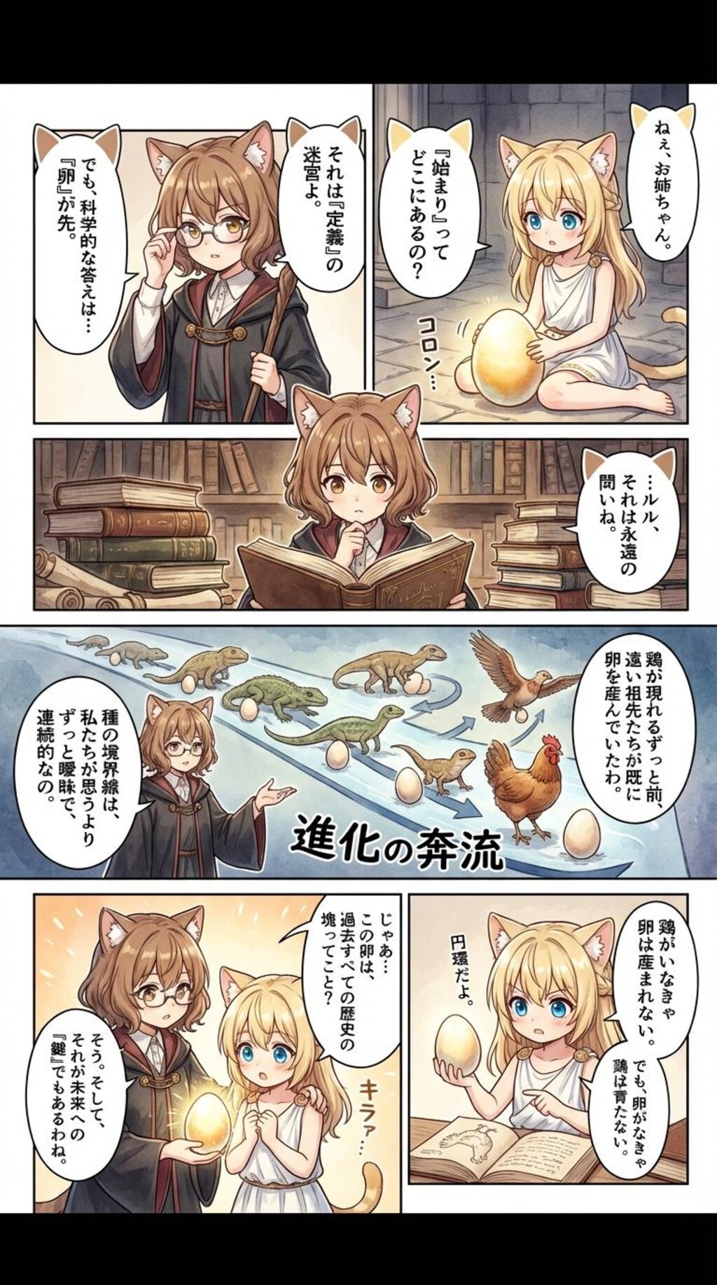 たまご・チキン・進化論！