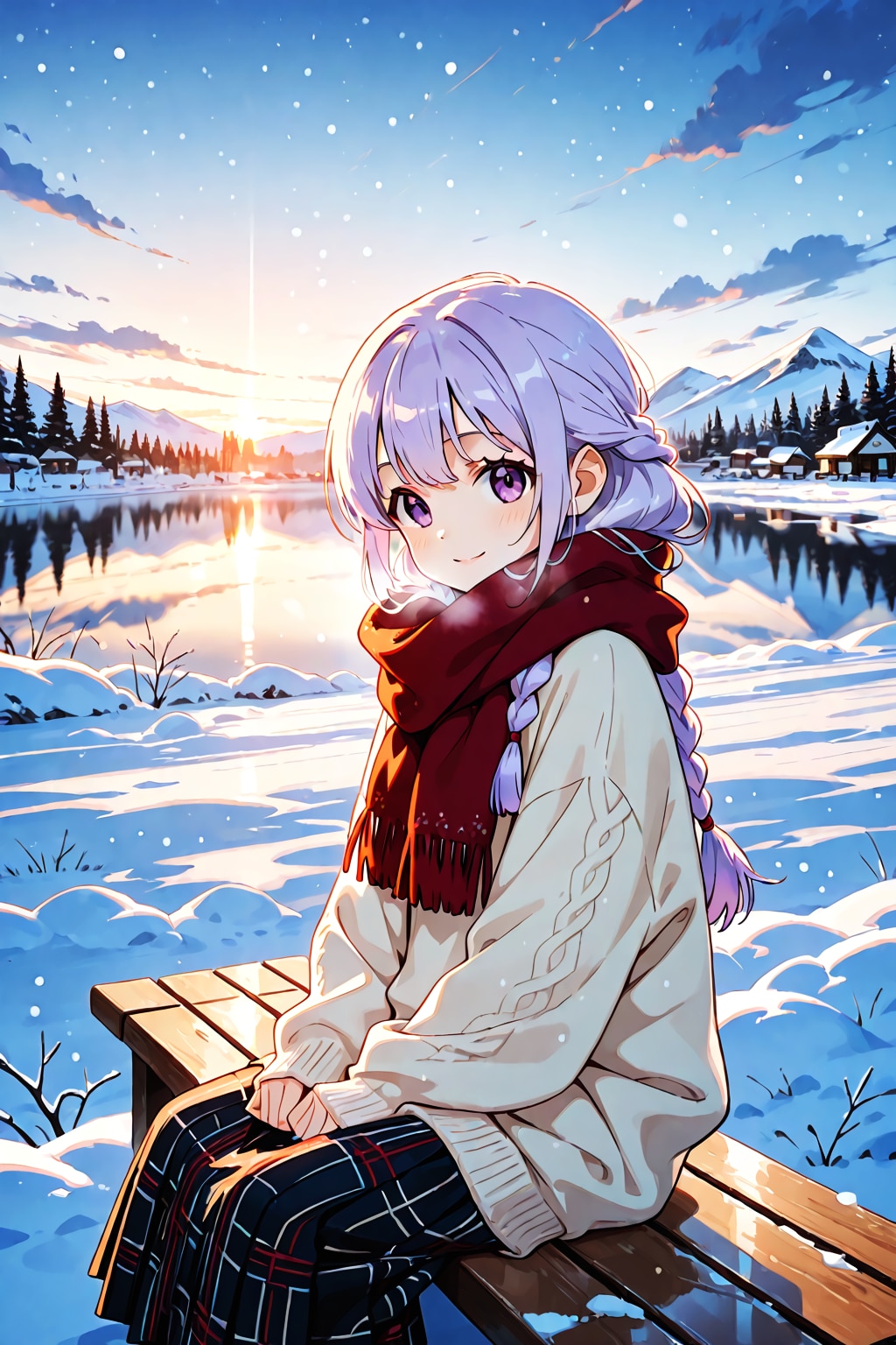 静寂に溶ける色 | の人気AIイラスト・グラビア