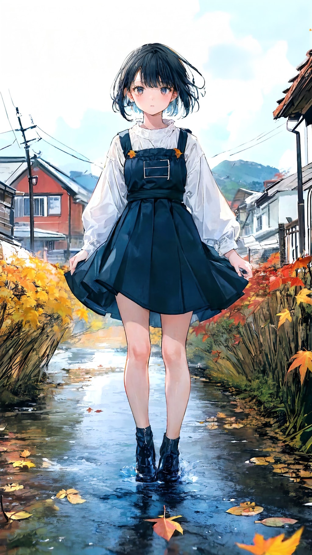 雨が降った後のぬかるみ