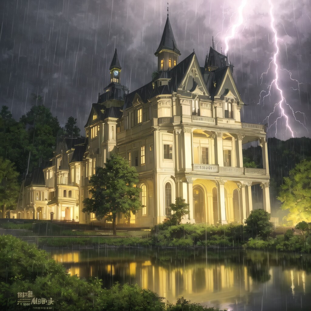 雨の洋館