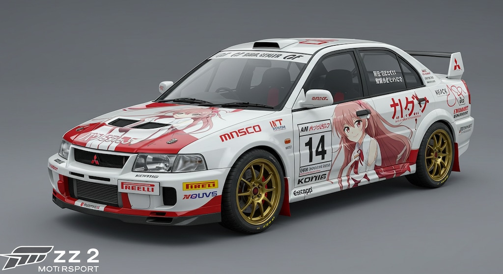 アニメ痛車ランサーエボリューション