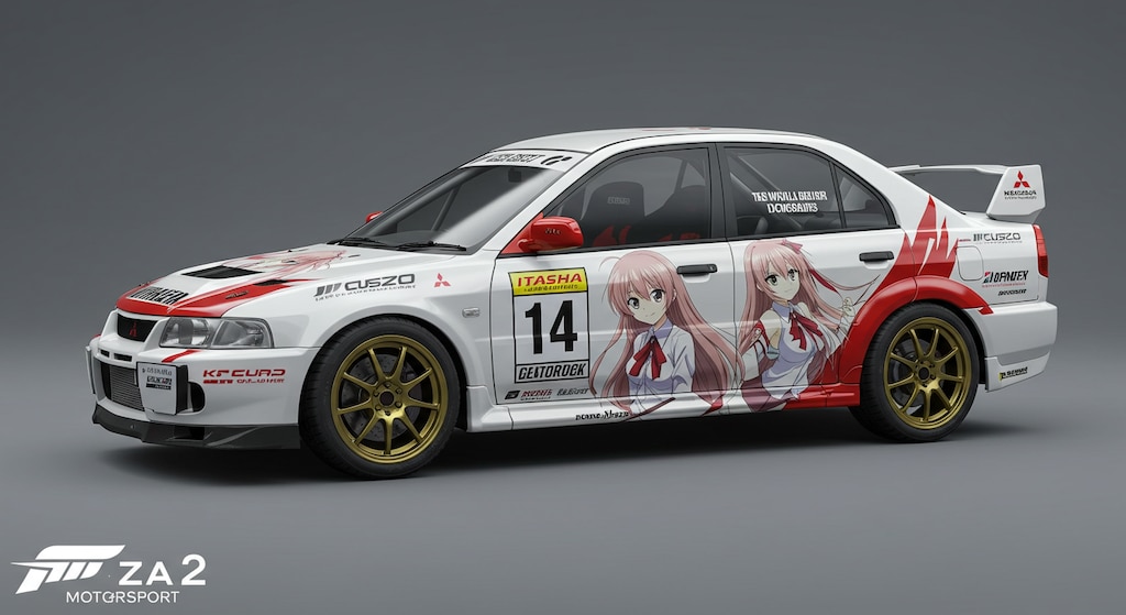 アニメ痛車ランサーエボリューション