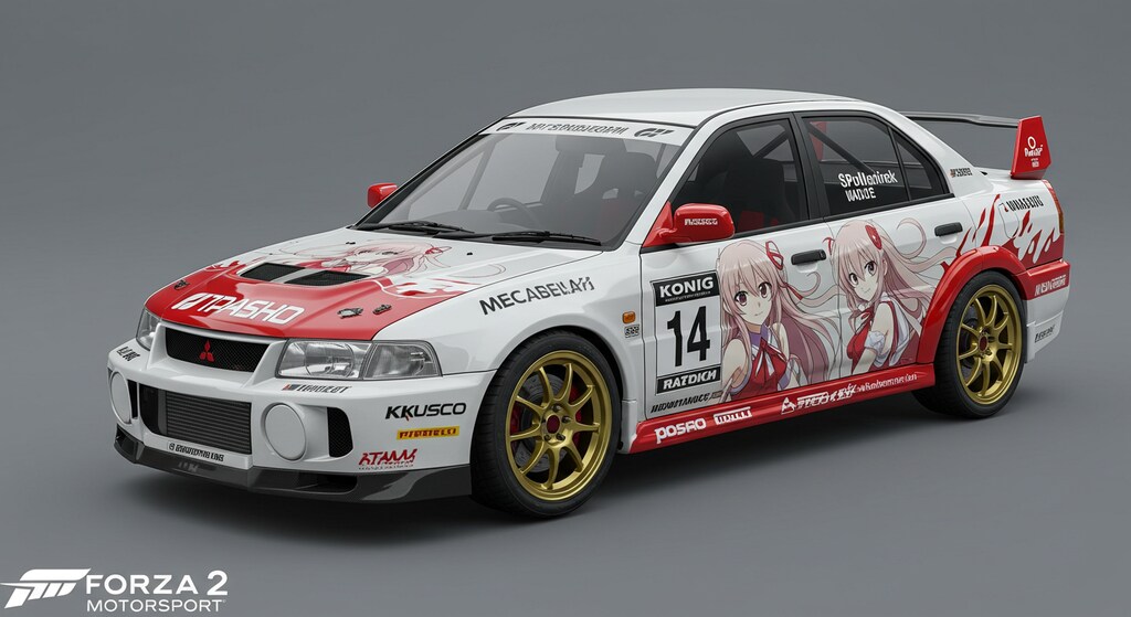 アニメ痛車ランサーエボリューション