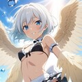 ぶるーあいずほわいとへあーメイドハーピィ 8枚目