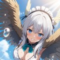 ぶるーあいずほわいとへあーメイドハーピィ 12枚目