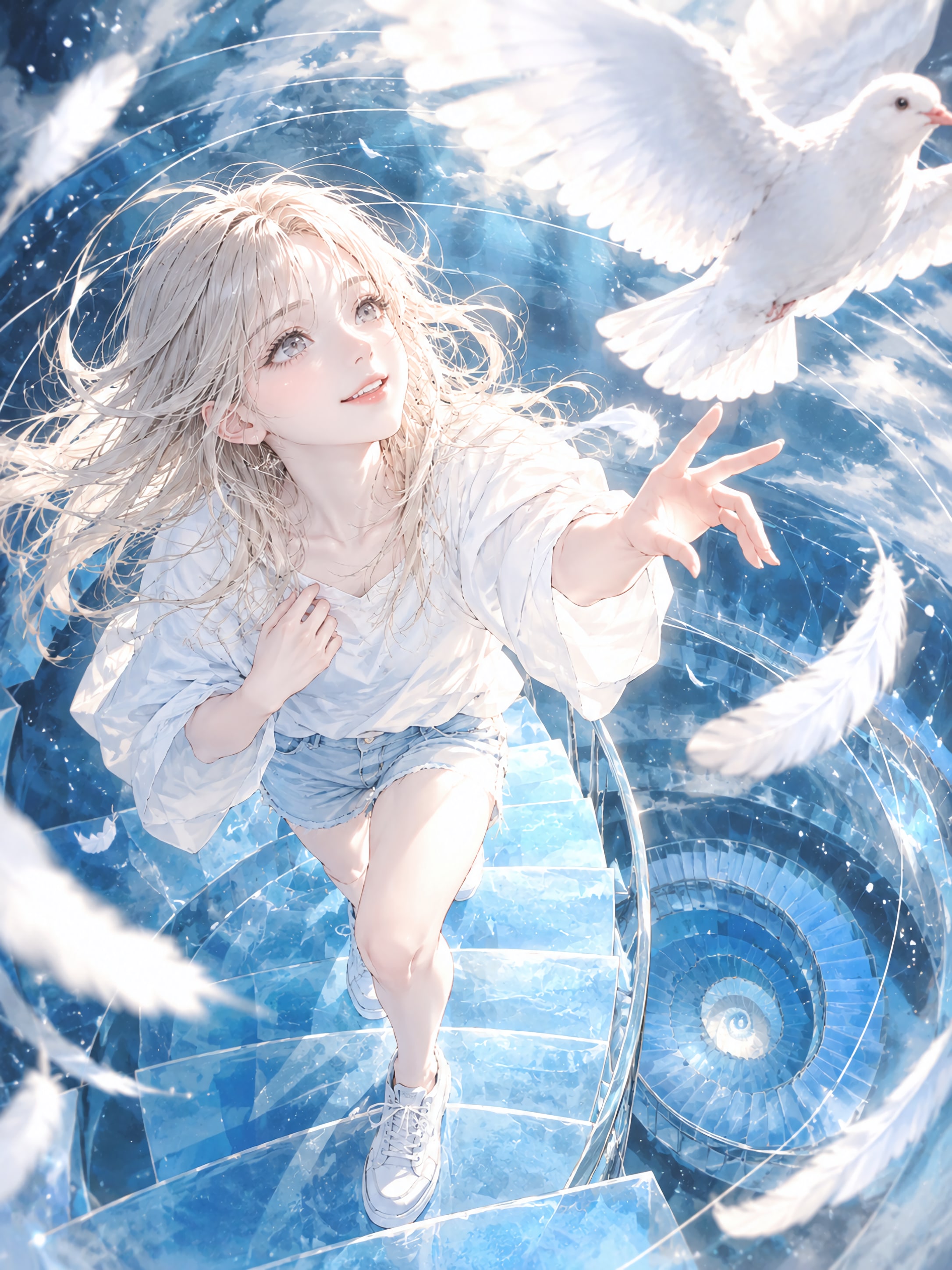 深空にひらく青の軌道 | の人気AIイラスト・グラビア